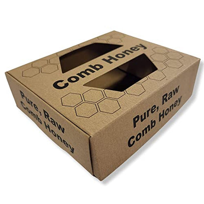 Foxhound Bee Company Comb Honey Cassette Packaging, Medium Frame Packaging - 40 Pack - size: 1 Count (Pack of 40)