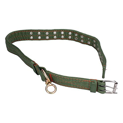 Cattle Collar, Adjustable Length Canvas Neck Strap for Livestock Supply (M)
