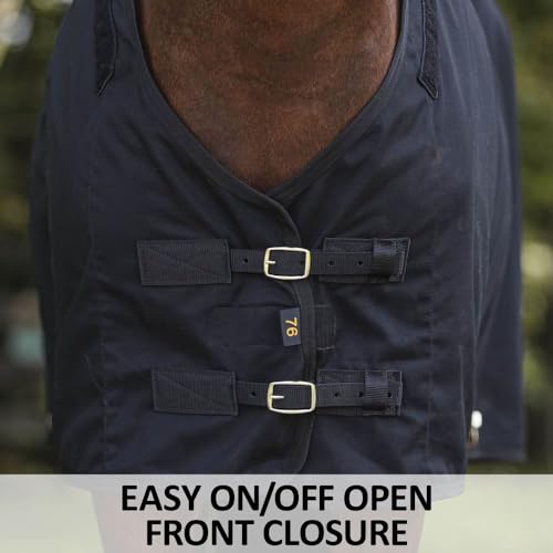 Poly-Cotton Open Front Cutback Horse Sheet | Durable & Breathable, System, Easy On/Off, Cutback Wither Design, Customizable