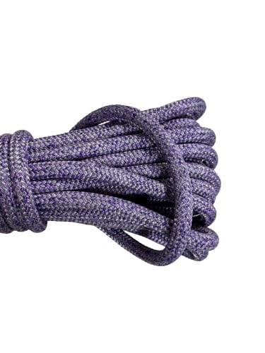 Blue Ox Rope 9/16" Yacht Braid Polyester, Made in USA, Purple Camo, 25 ft | 10,000 lb tensile strength, premium double braid, good for horse making leads, reins, marine use - size: 25 feet