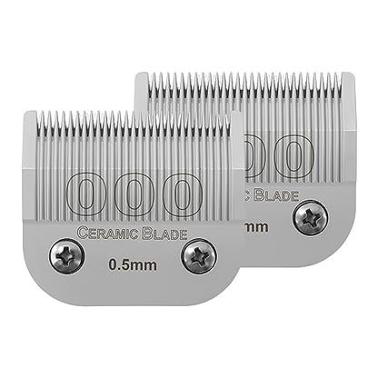 000 Replacement Blade compatible with Oster Classic 76/Andis dog Clipper - color: SIZE 000(2 PACK)