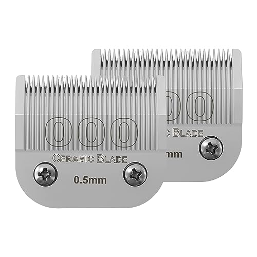 000 Replacement Blade compatible with Oster Classic 76/Andis dog Clipper - color: SIZE 000(2 PACK)