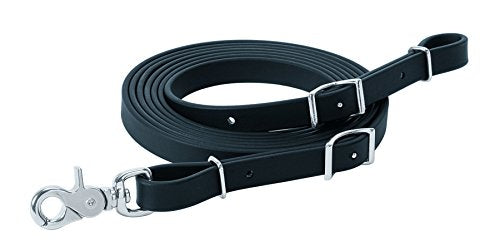 Weaver Leather Brahma Webb Trail Gear Trail Rein, Black, 5/8" x 10'