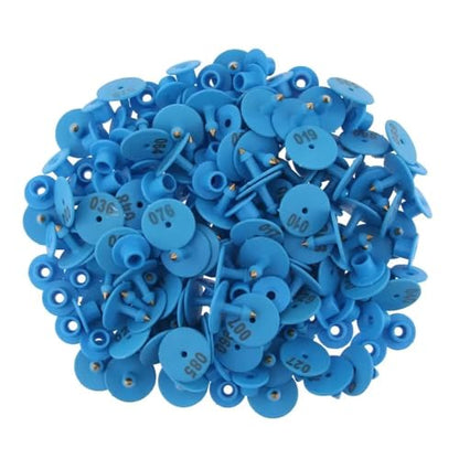 100PCS Small Pre Numbered Livestock Ear Tag for Pig Cow Cattle Goat Sheep Easy Identification