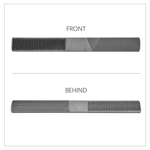 4 Way Wood Rasp File Carbon Hand File and Round Rasp Half Round Flat & Needle Files
