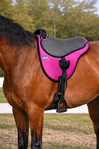 Horse Western Trail Neoprene Padded Anti-Slip Bareback Saddle Pad 39TS06 - color: Purple, size: 33" L x 25" W