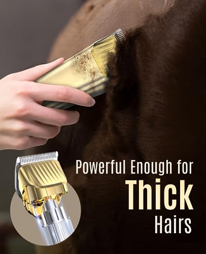 oneisall Cordless Horse Clippers with Metal Blades