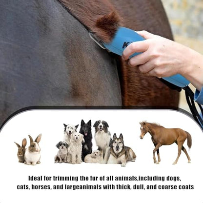 2PCS 5FW Wide Blades for Dog Grooming Compatible with Andis Clippers - size: Black/5FW