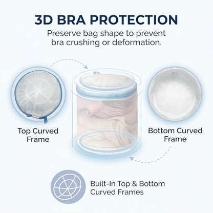 Mesh Laundry Bags for Delicates, 6 Pack Lingerie Bra Wash Bags, 4 Sizes