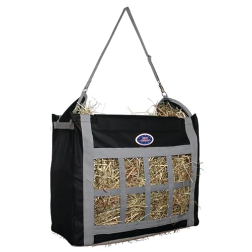 Derby Originals Top Load Hay Bag with Super Tough Bottom and 6 Month Warranty (Black/Grey) - color: Black/Grey