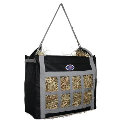 Derby Originals Top Load Hay Bag with Super Tough Bottom and 6 Month Warranty (Black/Grey) - color: Black/Grey