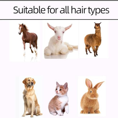 Detachable Replacement Blades for Horse Grooming Clippers | Pet Hair Shaver with Widen Ceramic Blades for Dogs, Cats, Sheep, Other Animals - color: Blade Replacement