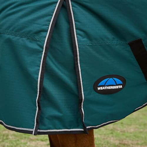 WeatherBeeta ComFiTec Classic Turnout Combo 360g, Forest Green/Black, 72" - size: 72"