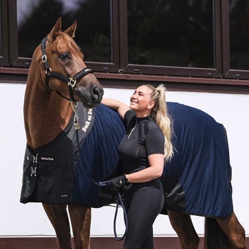 Back on Track Royal Mesh Sheet Deluxe Horse Blanket - color: Navy, size: 69" (125cm)