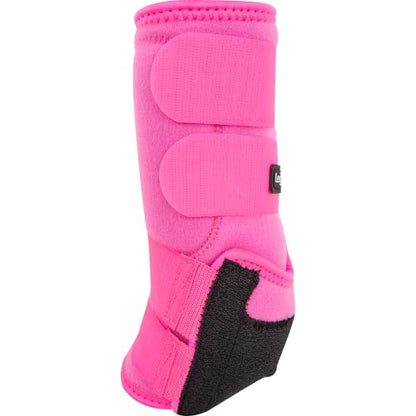 Classic Equine Legacy2 Support Boots, Front (Hot Pink, Medium) - color: Hot Pink, size: Medium