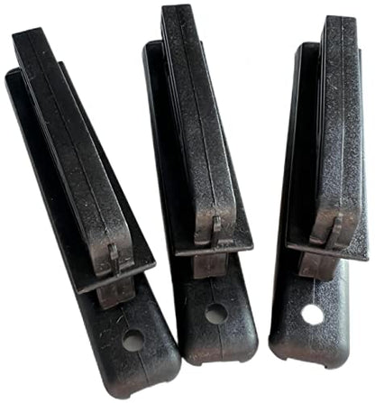 Electric Fence Polytape High Tensile Insulators for Wood Post, Fencing Accessories, Black (PK20)