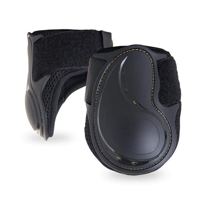 Kavallerie PRO-K Soft No Turn Bell Boots Ultimate Hoof Protection, with Anti-Spin Fastening System, Durable & Prevents Overreaching - color: Black, style: Fetlock Boots (Classic)