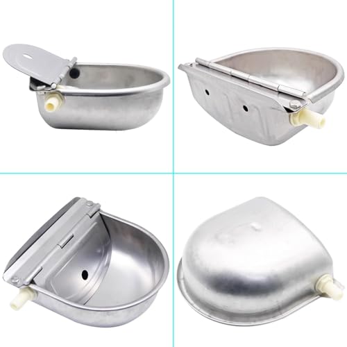 Automatic Chicken Waterer, Stainless Steel Poultry Water Dispenser