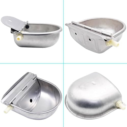 Automatic Chicken Waterer, Stainless Steel Poultry Water Dispenser