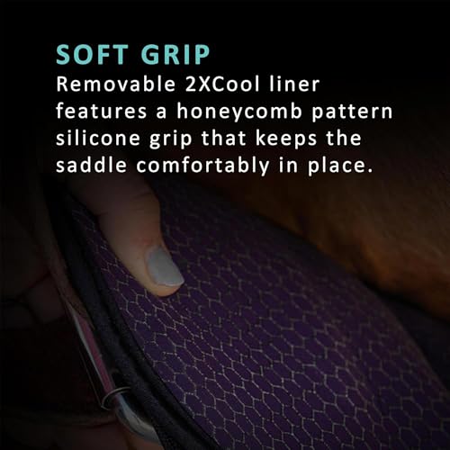 Professional's Choice 2XCool Contoured Fit English Horse Girth - color: Black, size: 48"