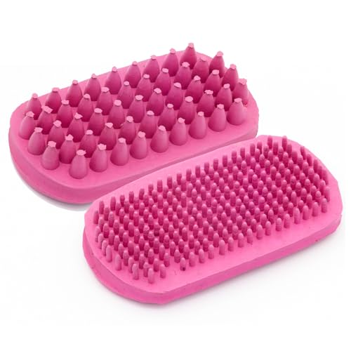 Grewal Equestrian Velvet Touch Groomer Set (Pink) - color: Pink