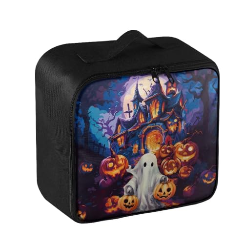 Halloween Ghost First Aid Bag Empty Family Doctor 1st Aid Bag Medical Travel Case First Responder Emergency Medicine Bags for Home Office Outdoors - color: Halloween Ghost