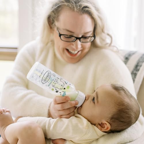 Dr. Brown's Anti-Colic Options+ Narrow Baby Bottle, Frog & Pig, 2-Pack - color: 2-Pack, Pig & Frog, size: 1 Count (Pack of 2)