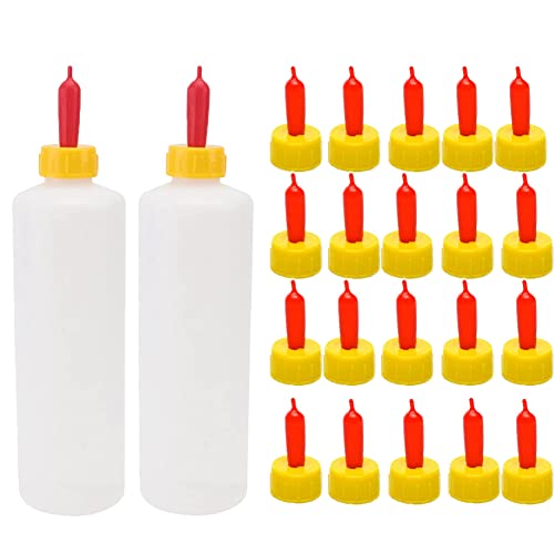 Goat Nipple and Bottles Set for Feeding Sheep Goat Lamb Puppy - color: White 25