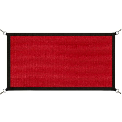 Solid Nylon Stall Guard 21 inch x 39 inch, Red