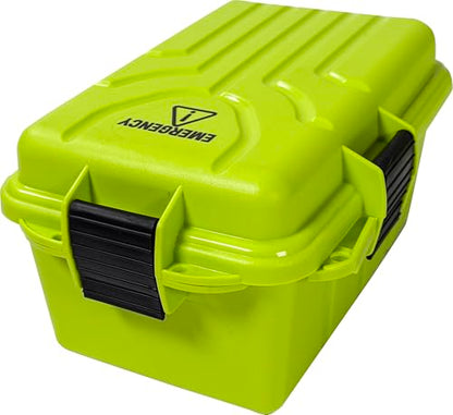 MTM Emergency Box Storage Case for Emergency Kits, First Aid, Survival Gear, Tools & Home Supplies, Emergency Essentials, Water Resistant O-Ring, Lockable & Durable, Made in USA - style: EB2