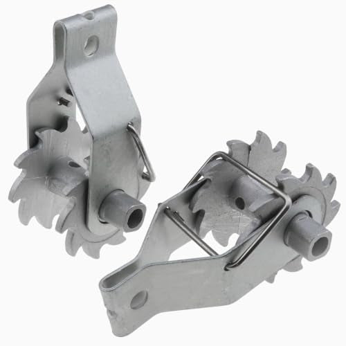 2PCS Electric Fence Strainer Heavy-Duty Direct-Flow Type Wire Ratchet Tensioner Tensioning Tool for Electric Fences on Farms Practical Fence Tensioner