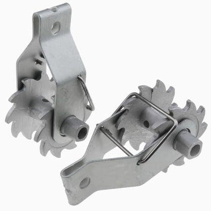 2PCS Electric Fence Strainer Heavy-Duty Direct-Flow Type Wire Ratchet Tensioner Tensioning Tool for Electric Fences on Farms Practical Fence Tensioner