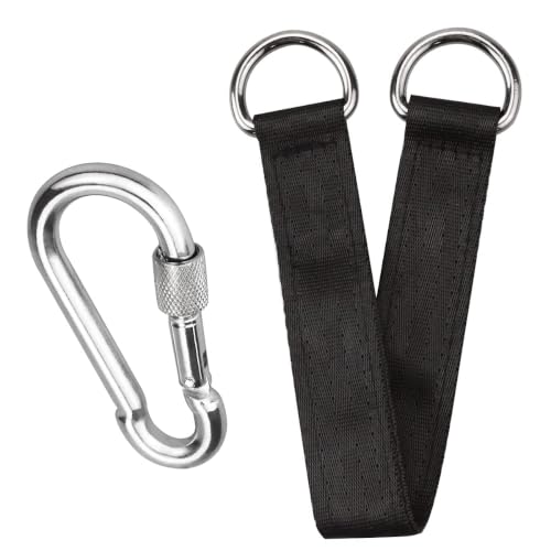 4 PCS Tree Swing Straps Hanging Kit with 4 Carabiners, 29cm / 0.95FT Length Tree Swing Hanging Straps Kit Perfect for Tree Swing Hammocks Punching Bag Gym Bar Chair Seat Outdoor - size: 0.95ft 4PCS