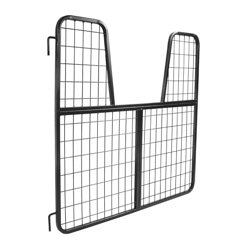 52" W x 50.5" H Horse Stall Gate for Livestock Enclosures Steel | Powder Coated Black