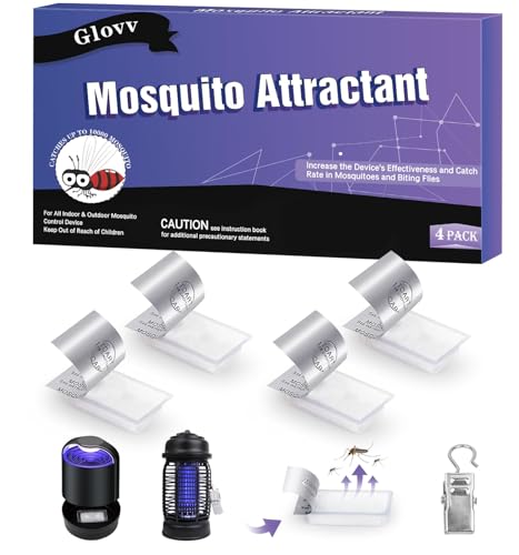 4 Mosquito Attractant Bait Refill Lure for Bug Zapper, Compatible All Trap - size: 4 pack