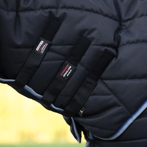 Schneiders Tekno-Quilt Stable Blanket Winter Neck Cover | Improved Larger Fit | 1200D SuperQuilt Outer | Medium Weight 280g - size: Large