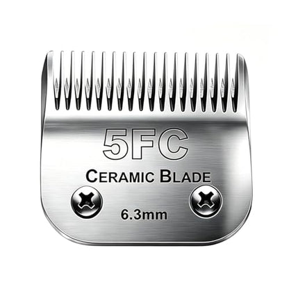 5FC Blade Dog Grooming Clipper Blades,Compatible with Andis Dog Clipper - color: 5fc:1/4''(6.3mm)