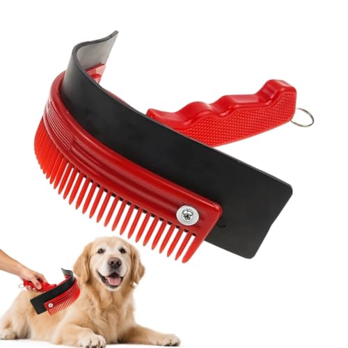 Horse Squeegee Handheld Ergonomic Brush Squeegee Curry Comb | Horse Grooming Tools for Cleaning Scraping Washing Stable Questrian Cat Dog Equine Body Hoof Paddock