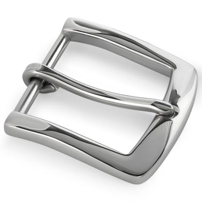 1.5" Heavy Duty Stainless Steel Belt Buckle, Solid Polished Metal for DIY Belts, Dog Collars & Horse Tack - color: Stylle-4