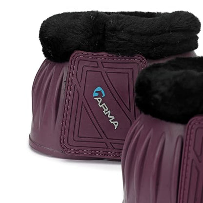 ARMA Fleece Trim Bell Boot (Black Cherry, XX-Full) - color: Black Cherry, size: XX-Full