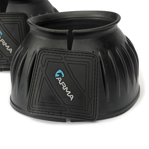 ARMA Over Reach Horse Bell Boots - color: Black