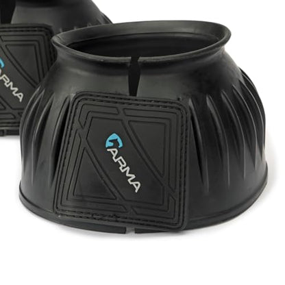 ARMA Over Reach Horse Bell Boots - color: Black
