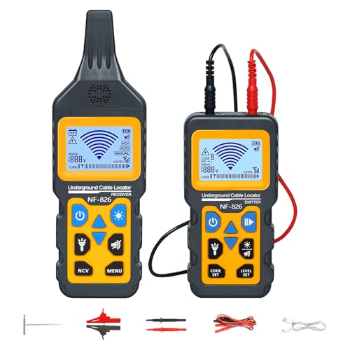 Cable Tester Wire Tracker, Underground Cable Locator - color: Black, Yellow