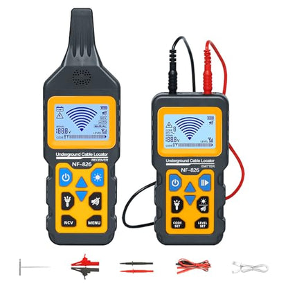 Cable Tester Wire Tracker, Underground Cable Locator - color: Black, Yellow