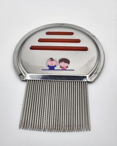 Terminator Stainless Steel Lice Comb, Professional Nit Removal Tool for All Hair Types