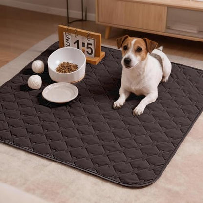 gogobunny 100% Double Sided Waterproof Dog Blanket Soft Pet Bed Cover Reversible Protect Furniture Couch Sofa Car for Puppy Dog Cat (Dark Coffee/Light Coffee, 30x30 Inch (Pack of 1)) - color: Dark Coffee/Light Coffee, size: 30x30 Inch (Pack of 1)