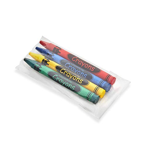 CrayonKing 2000 Bulk Crayons, 500 Individually Wrapped 4-Packs - style: 500 Sets of 4-Packs in Cello (2,000 Ct)