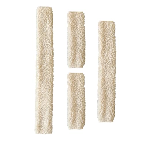 Fleece Horse Halter Cover (BNC Series (4-Piece), Cream) - color: Cream, style: BNC Series (4-Piece)