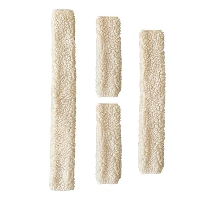 Fleece Horse Halter Cover (BNC Series (4-Piece), Cream) - color: Cream, style: BNC Series (4-Piece)