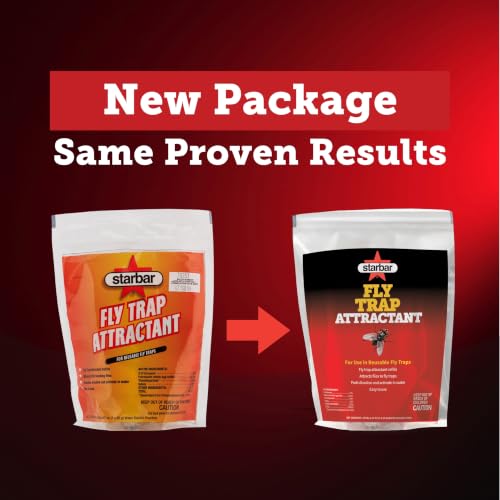Starbar Fly Trap Attractant Refills, 8 Water-Soluble Pods for Fly Traps